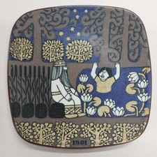 Arabia Finland Annual Plate Wall Plaque 1981 Raija Uosikkinen
