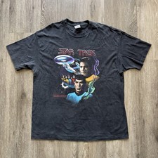 Vintage 1991 Star Trek Adventure T-Shirt Single Stitch Made in USA Men’s Sz XXL