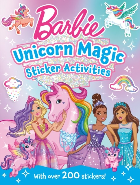 Barbie Unicorn Magic Sticker Activity Book by Barbie (Paperback Book)