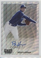 2021 Leaf Metal Draft 1990 Leaf Auto Silver Wave Ben Kudrna #LA-BK1 Auto uk2