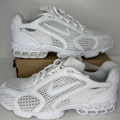 Nike Air Zoom Spiridon Cage 2 Triple White Men's Size 12 CJ1288-100 NEW