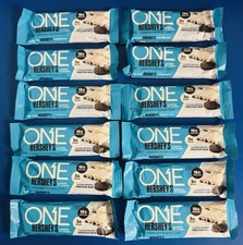 12 ONE Hershey  s Cookies  Creme Protein Bars 18g Protein 3g Sugar BB 09/2026