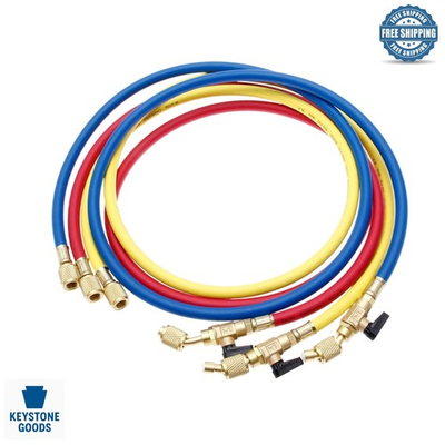 #ad Refrigerant Charging Hose Set for HVAC amp; Auto 3 PC Wide Pressure Range $75.67