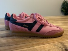 Gola Tornado Pink Blue Suede Sneakers Sz 37 U...