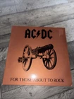 AC/DC - For Those About To Rock - 12” Vinyl Record LP - 1981 Atlantic UK 1st Run