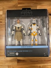 Star Wars Obi-Wan Kenobi & Clone Trooper  212th  Action Figure Set Black Series
