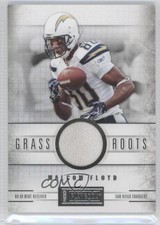 2011 Panini Playbook Grass Roots Materials 47/49 Malcom Floyd #40 0a1