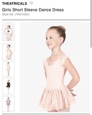 Ballet Pink Tutu Dance Leotard New with Tags Girls Small