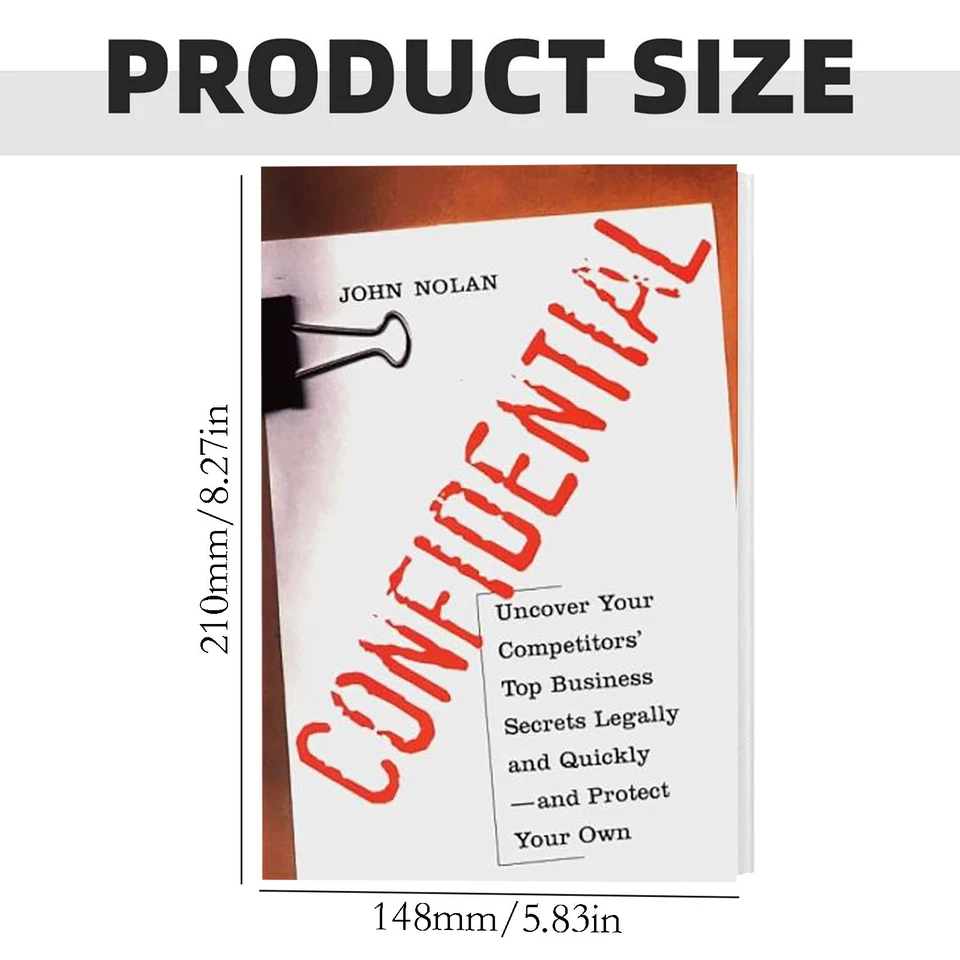 John Nolan CONFIDENTIAL: BUSINESS SECRETS, GETTING THEIRS, Brand New , Reprint - Image 3 of 4