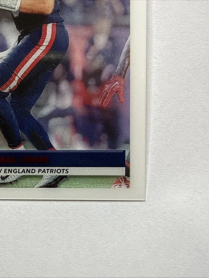 2023 Clearly Donruss Clearly Retro '93 Red #8 Mac Jones #d 9 /100 FREE SHIPPING - Image 4 of 4