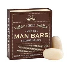 San Francisco Soap,Men Soap Gift Set | 6 Piece Man Bar Gift Set Natural Manly...