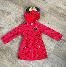 Disney Junior Girls Minnie Mouse Windbrraker jacket size 4 red