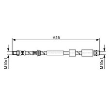 2x Bremsschlauch vorne für BMW 4-er F32 F33 Gran F36 | 24260548