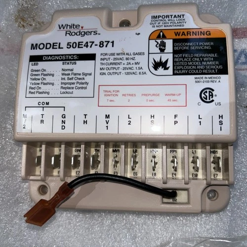 White Rodgers 50E47-843 Universal HSI Ignition Furnace Control Module  New!