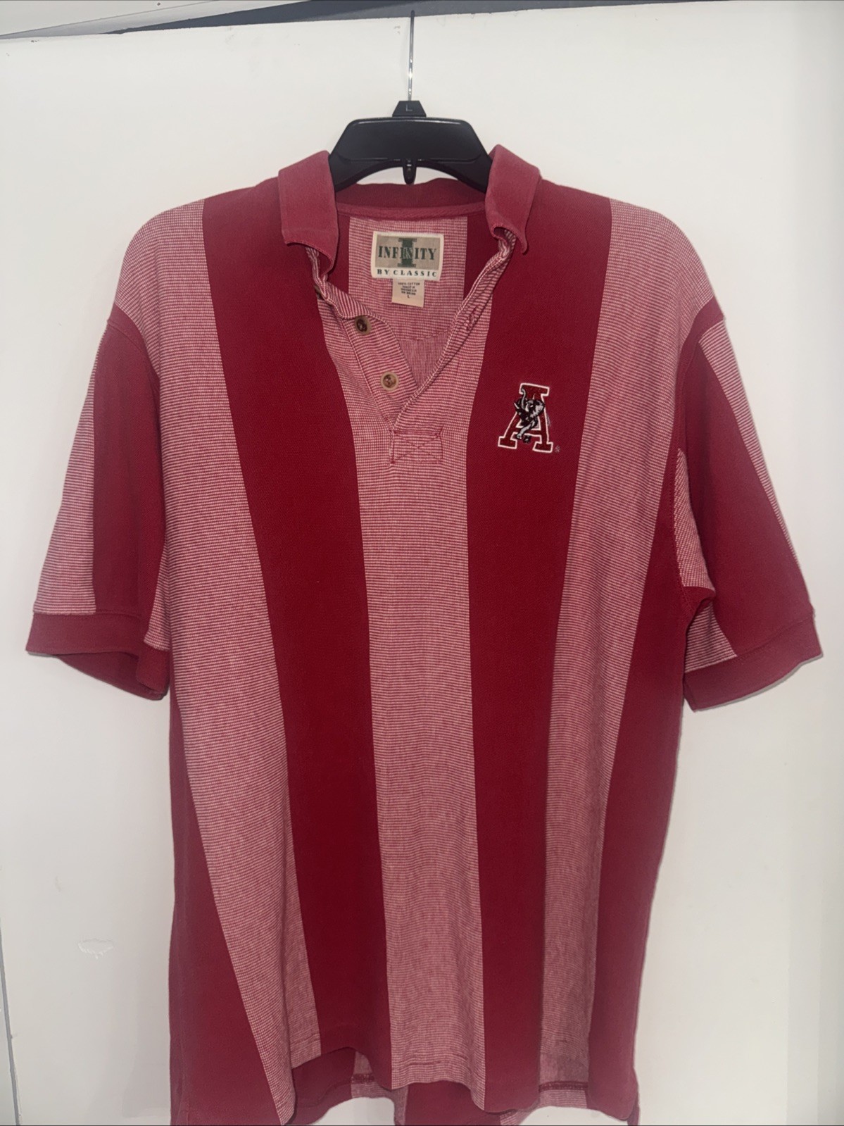 Alabama Crimson Tide vintage 90s Polo Shirt Mens L