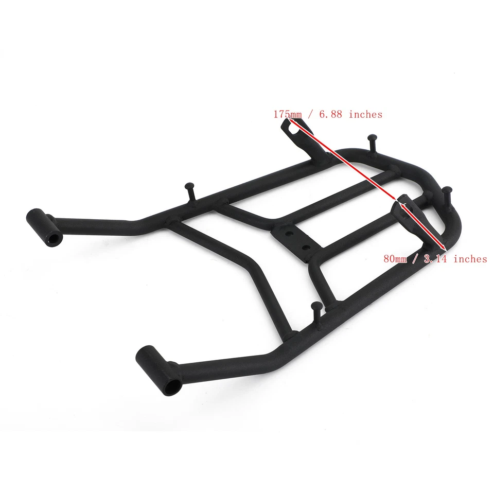 Soporte portaequipajes trasero negro apto para Honda CRF 250 L/M CRF250 Rally 2012-2020 Foto 2 de 4