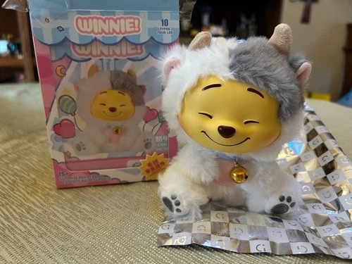 New Authentic  Disney Winnie The Pooh  Plush Confirmed -Cow Pooh