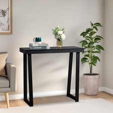 Simple console table, solid wood console table, modern design sofa table, sturdy
