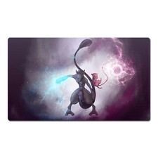 Mew and Mewtwo Board Game Pokemon Table Playmat Play Mat TCG CCG Pad Mousepad