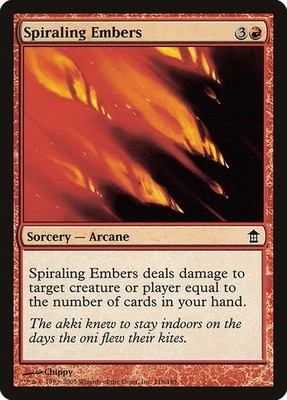 Spiraling Embers - Non-Foil - sok - 116 | MTG Card