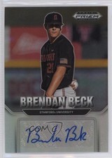 2022 Panini Prizm Draft Picks Auto Brendan Beck #AU-BB Auto 1g1o
