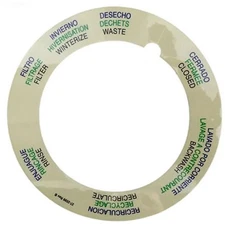 Gli Pool Products 272599 Top Mount Valve Label Replacement Tagelus Pool & Spa...