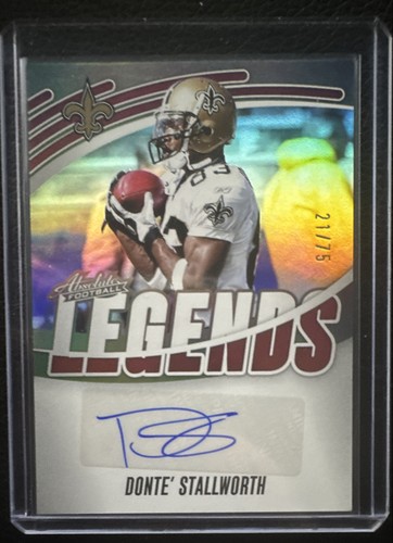 2025 Panini Absolute Donte' Stallworth Red (RAW)