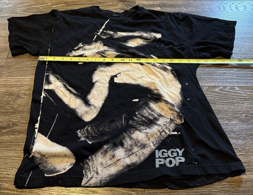 Iggy Pop Vintage 90s Concert Tour T Shirt Rare - Picture 3 of 5
