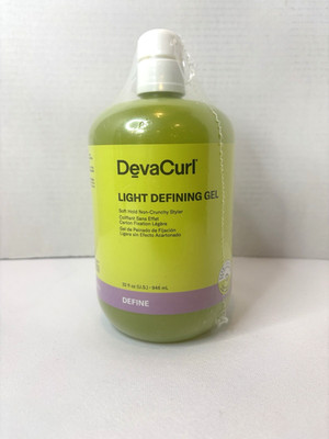 DevaCurl Light Defining Gel Soft Hold No-Crunch Curl Styler 32 oz WRAPPED