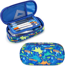 Pencil Pen Case for Boys - Cute Pencil Case for Kids Large Capacity Pencil Pouch