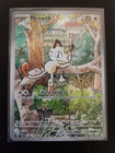Meowth 106/094 Me02: Phantasmal Flames Holo horrible centering