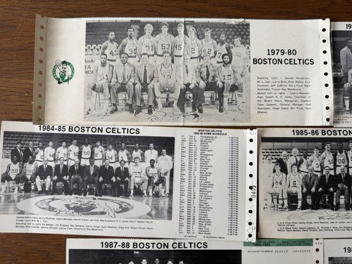 Fotos del equipo Boston Celtics (titular boleto de temporada) 1979 - 1993 (nº 83-84) (lote 1) - Imagen 2 de 6