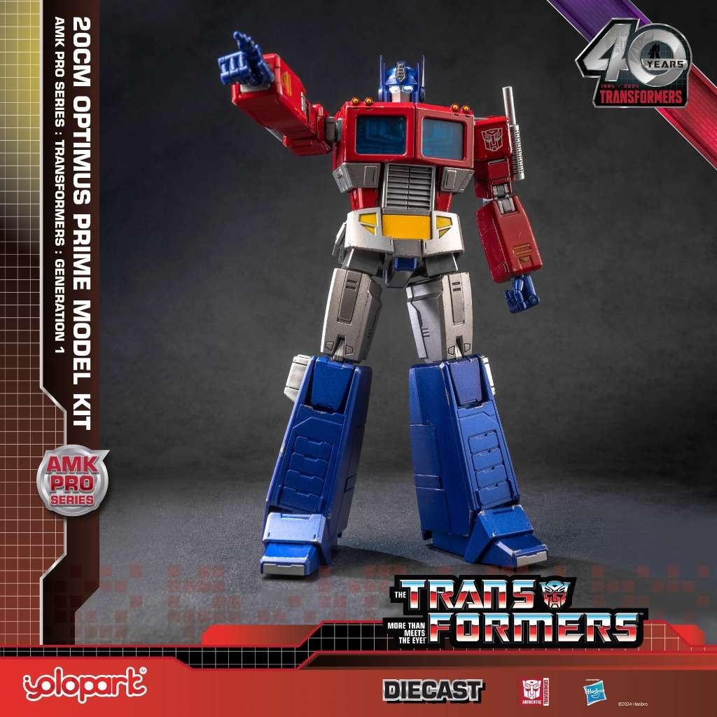 Kit modèle Yolopark Transformers Generation 1 amk PRO Optimus Prime - moulé s...