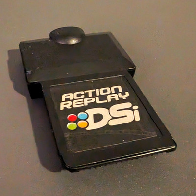 Datel Action Replay DSi Cheat Cartridge for Nintendo DSi, Black
