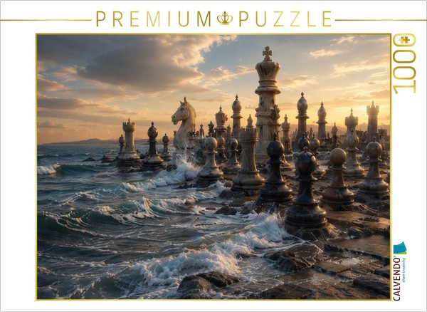 Calvendo Puzzle The Chessboard Of The Tides | 1000 Pieces, Finished Size 25.2 ×-image
