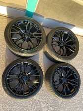 Real Oem C7 Z06 Corvette Wheels Rims Tires Oem Gm Black 19x1020x12 2014-2019