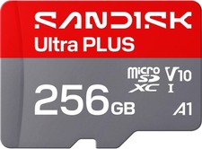 256GB SanDisk Ultra PLUS microSD UHS-I Card
