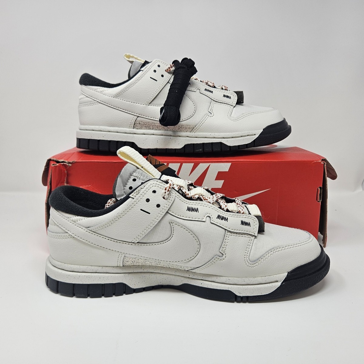 Nike Air Dunk Low Jumbo 'Phantom White/Black' / FB8894-002 Nike Air Dunk Low Jumbo 'Phantom White/Black' / FB8894-002