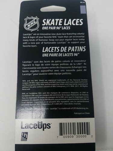 NHL Canadiens Skate Laces One Pair 96" Laces - Picture 3 of 3