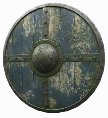 Mittelalter Wikinger Rüstungsschild voll funktionsfähig Mittelalter Holzschild 24''
