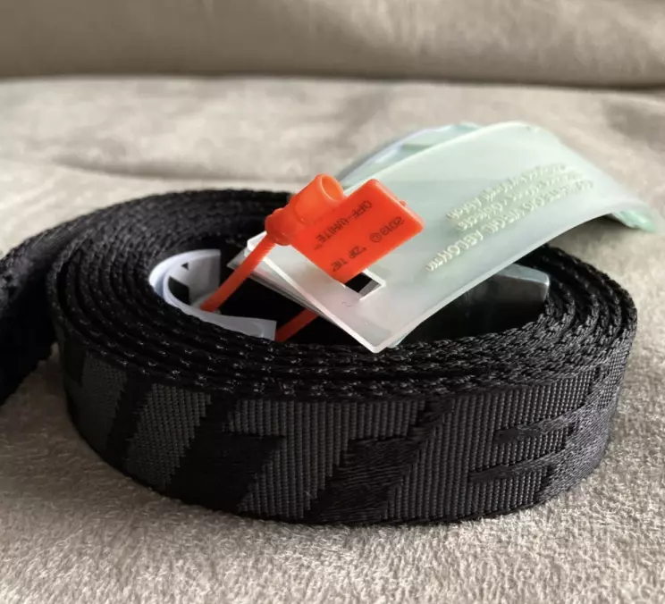 Off-White c/o Virgil Abloh Industrial Belt in Gray for Men