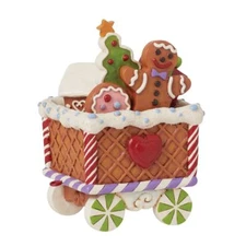 Jim Shore Heartwood Creek Gingerbread Christmas Train Car Figurine 6015433
