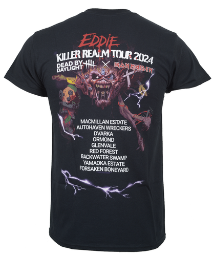 Official Iron Maiden T Shirt Dead By Daylight Killer Realm New Black S To XXL - Picture 48 of 55