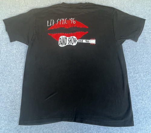 Maglietta Vintage 1996 Silicon Graphics Lip Sync Band Show XL RARA punto singolo - Foto 11 di 12