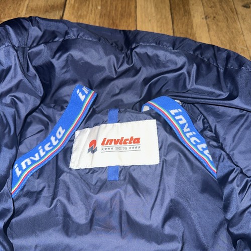 Invicta Mens Winter Puffer Coat Size Medium Blue Since 1906 Torino Italia Italy - Picture 5 of 21