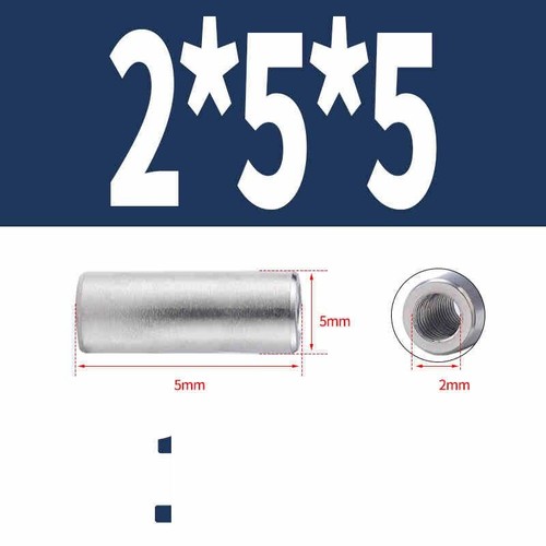 Round Studding Connector Nuts A2 Stainless Steel All Thread Rod Bar M2 M2.5-M6 - Picture 11 of 84