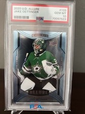 2020-21 Upper Deck Allure Jake Oettinger #133 PSA 10