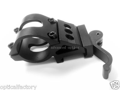 45 Degree 30mm 30 mm Flashlight Mount with QD Quick Release Detachable base