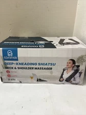 Neck Massager Heated Shiatsu Deep Kneading Massage Pillow