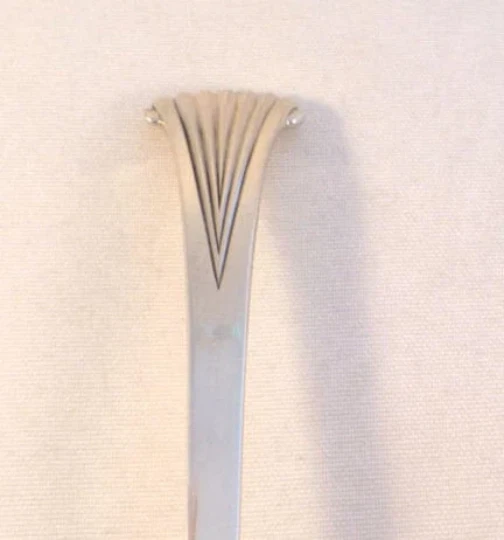 Onslow by Tuttle Sterling 午餐叉 - 7 3/8 英寸日期标记 WJC — 第 4/4 张图片